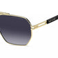 60MM Metal Modified Aviator Sunglasses