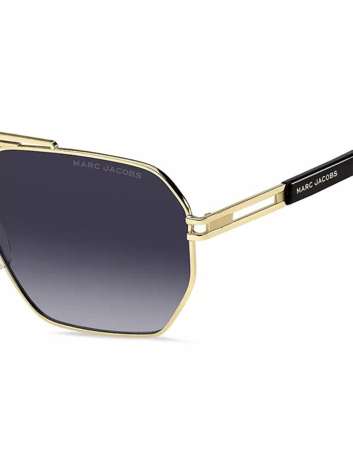 60MM Metal Modified Aviator Sunglasses