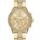 Women's Brynn Chronograph Gold-Tone Stainless Steel Watch 40mm