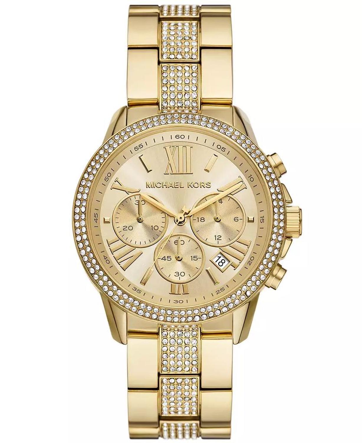 Women's Brynn Chronograph Gold-Tone Stainless Steel Watch 40mm