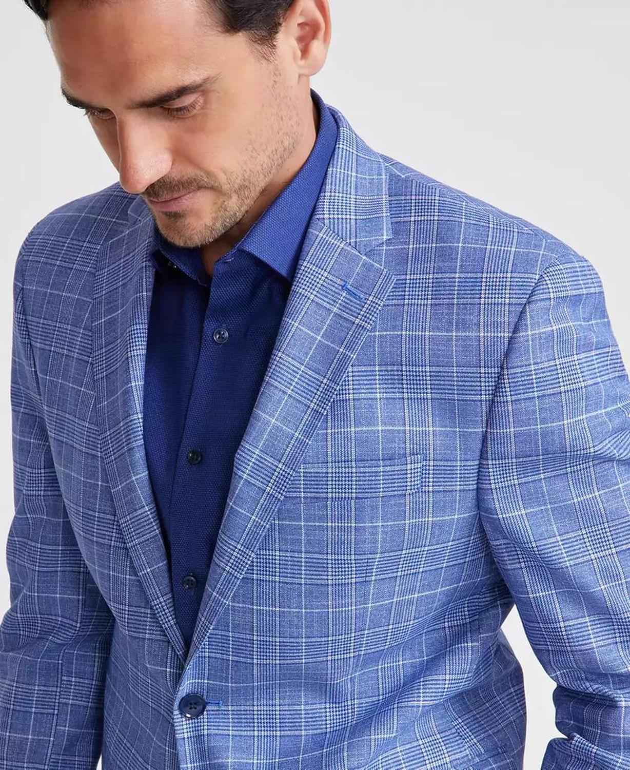 Men's Classic-Fit Check Sport Coat