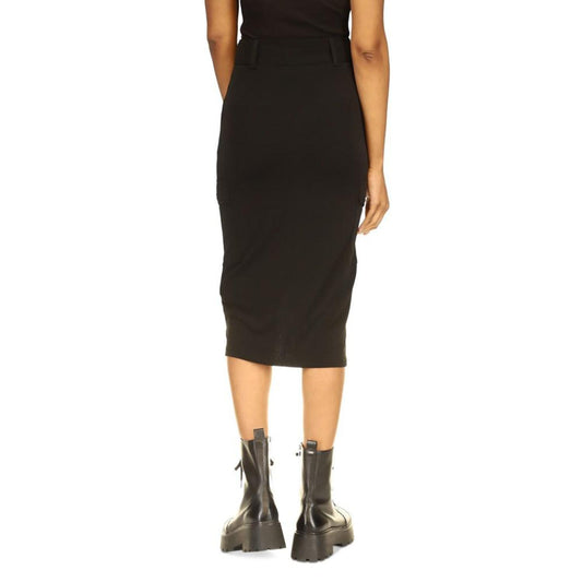 Women's Utility Slit-Front Midi Skirt