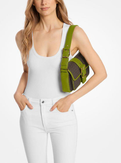 Colby Medium Signature Logo Shoulder Bag