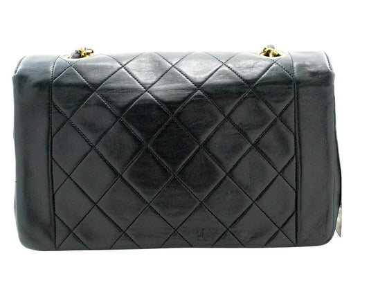 Chanel Diana  Leather Shoulder Bag (Pre-Owned)