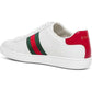 Gucci Ace Cat Leather Sneakers