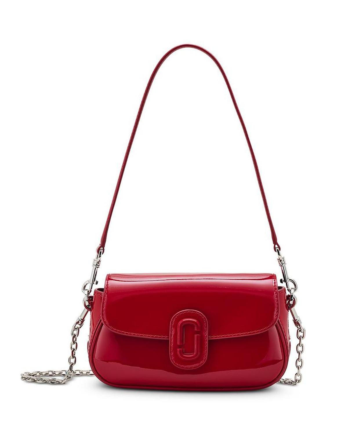 The Patent Leather Clover Shoulder Bag