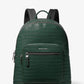 Hudson Crocodile Embossed Leather Commuter Backpack