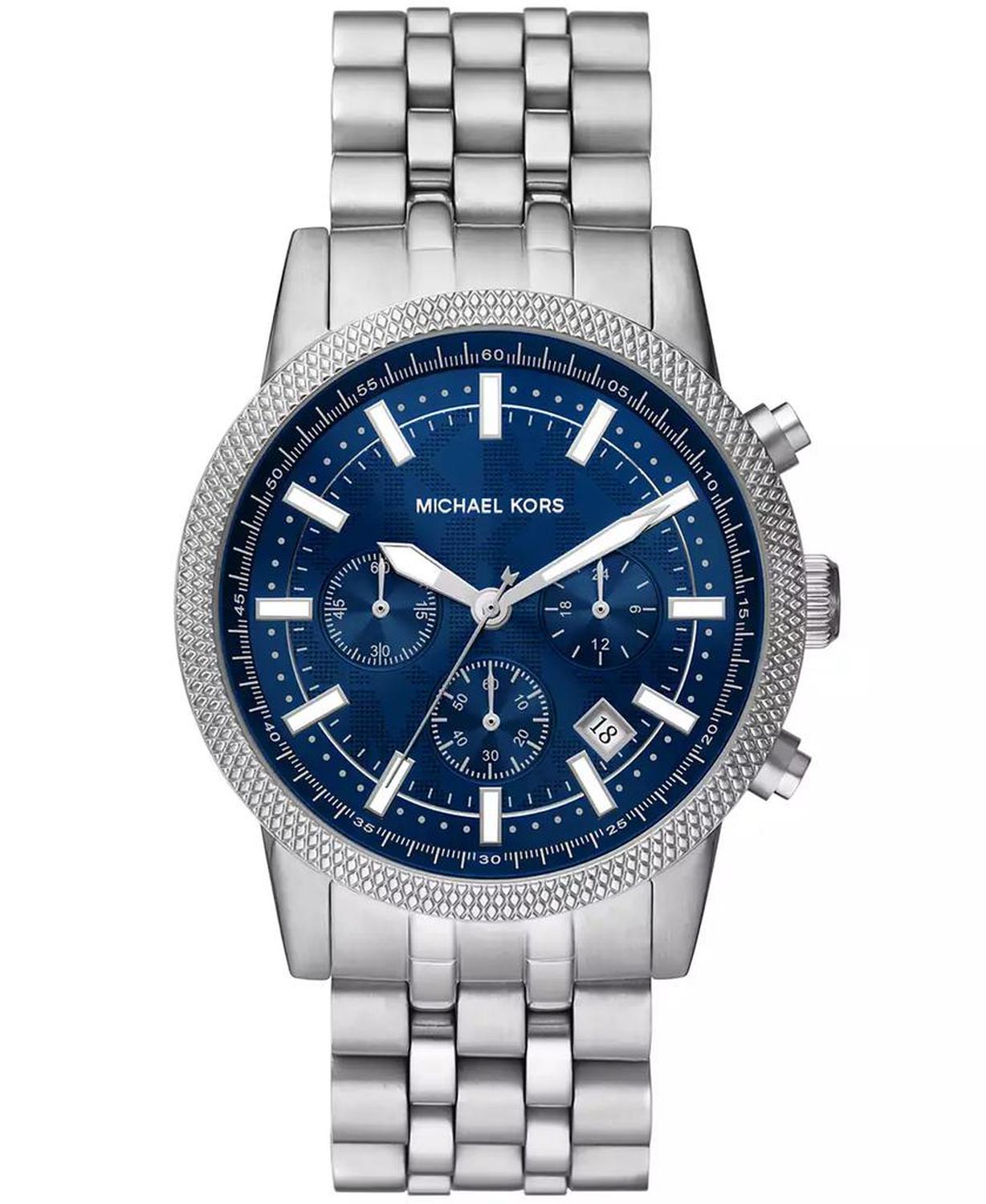 Men's Hutton Chronograph Stainless Steel Bracelet Watch 43mm