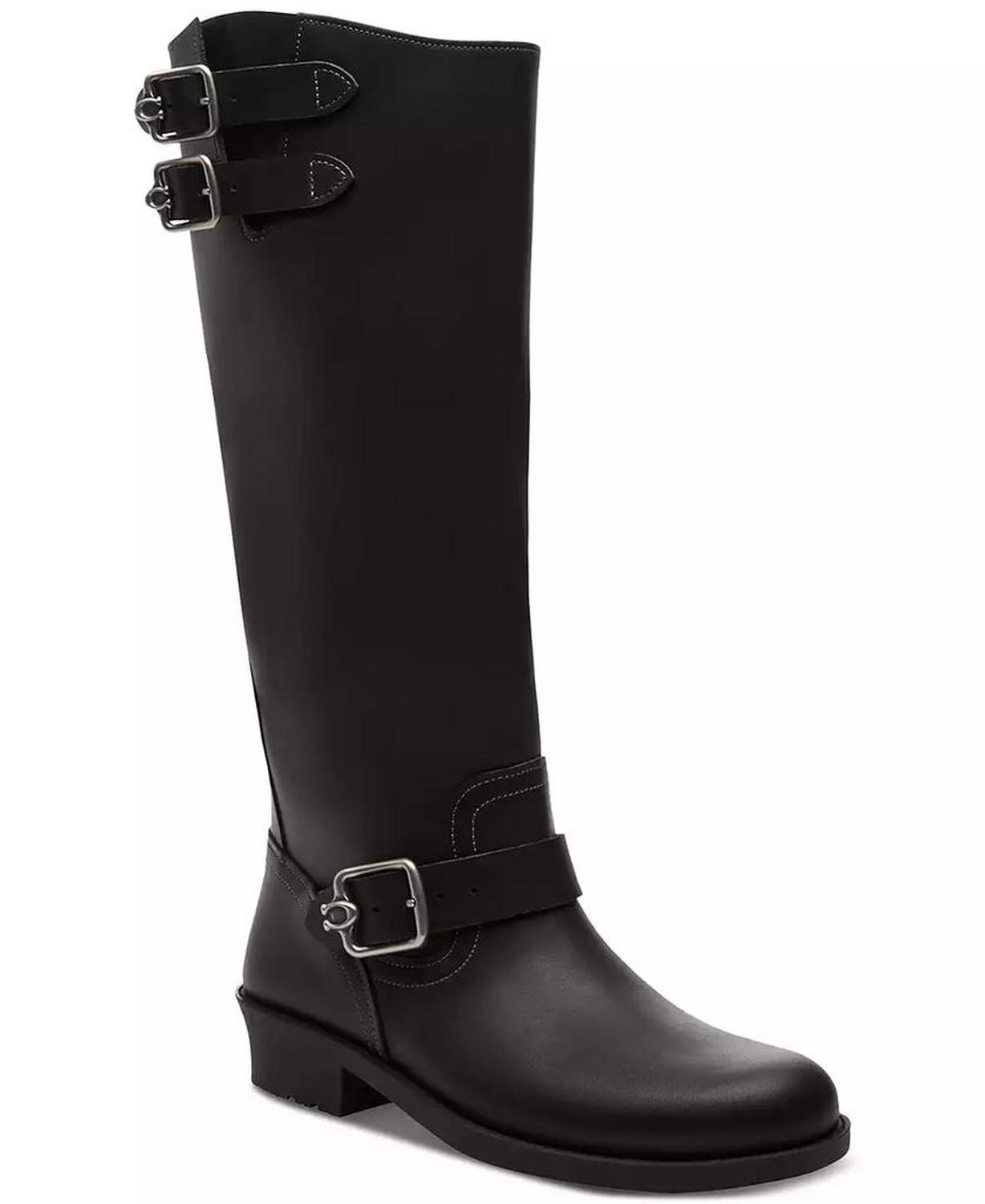 Women's Daria Buckled Tall Moto Boots