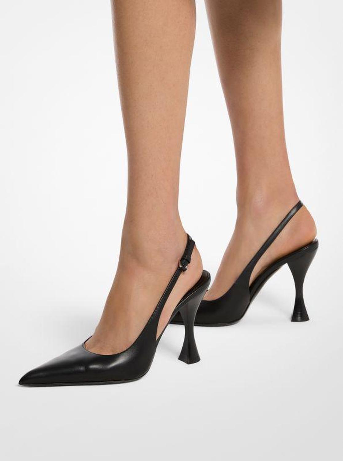 Isabella Leather Slingback Pump