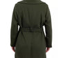 Plus Size Belted Zip-Front Coat, Created for Macy's