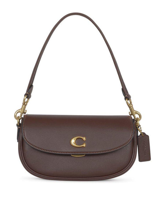 Coach Emmy Logo Plaque Saddle Bag