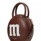 X M&M's Embellished Smooth Leather 3D Crossbody Bag