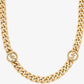 Greenwich Precious Metal-Plated Brass Curb Link Necklace