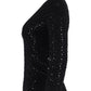 Michael Kors Collection Sequined Jumper in Black Viscose