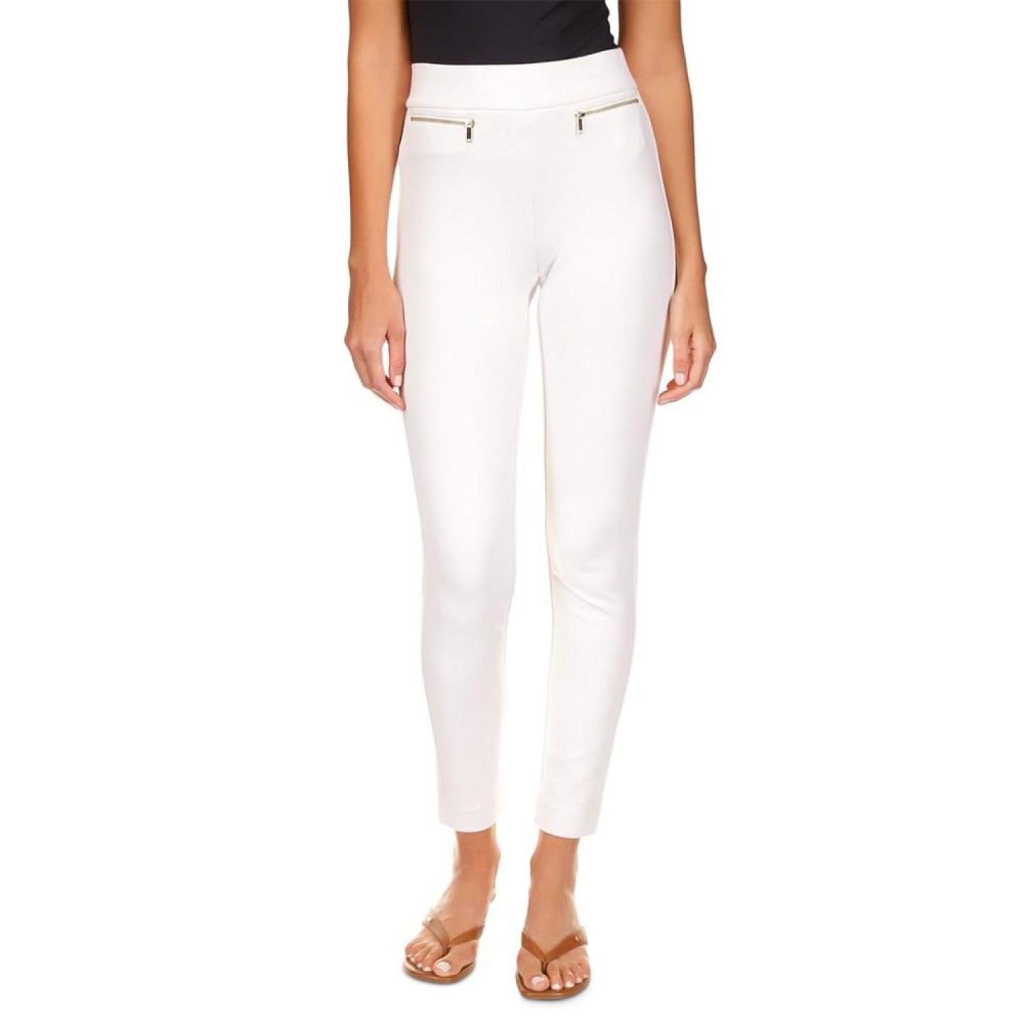 Women's Zip-Pocket Pull-On Trousers