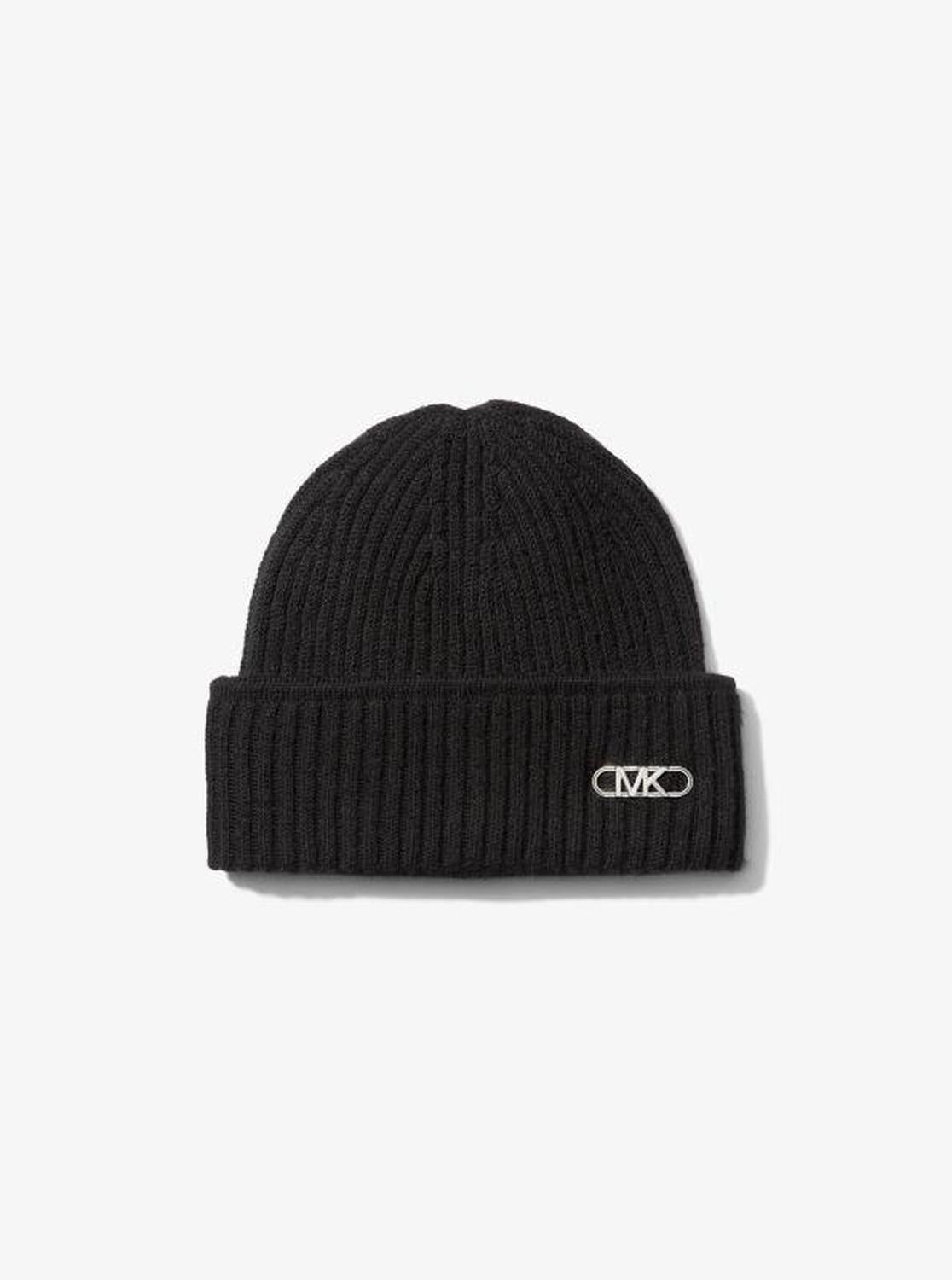 Ribbed Stretch Wool Beanie Hat