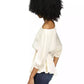 Women's Tie-Waist Off-The-Shoulder Top