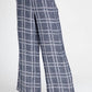 Hepburn Pant In Indigo Plaid