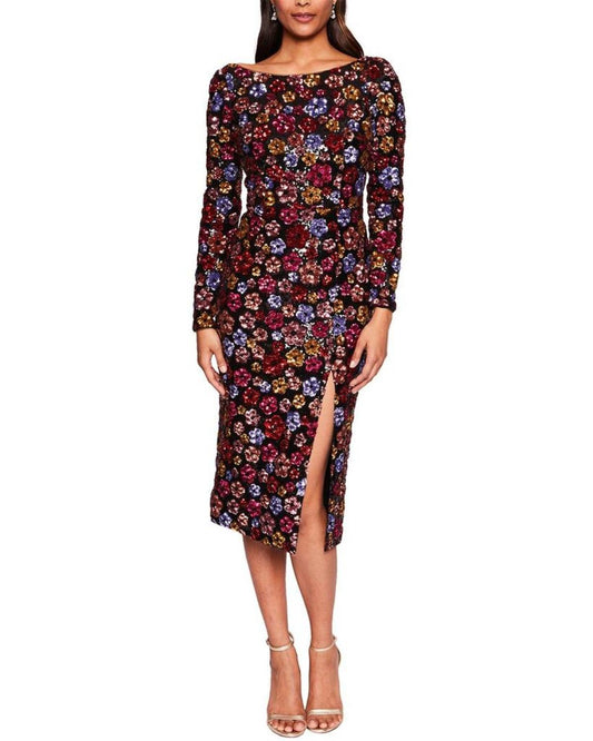 Marchesa Notte Printed Dress