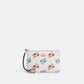 Coach Outlet Corner Zip Wristlet With Floral Print