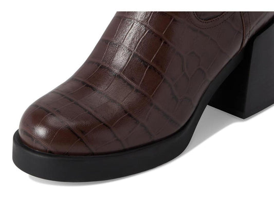 Natasha Embossed Croc Boot