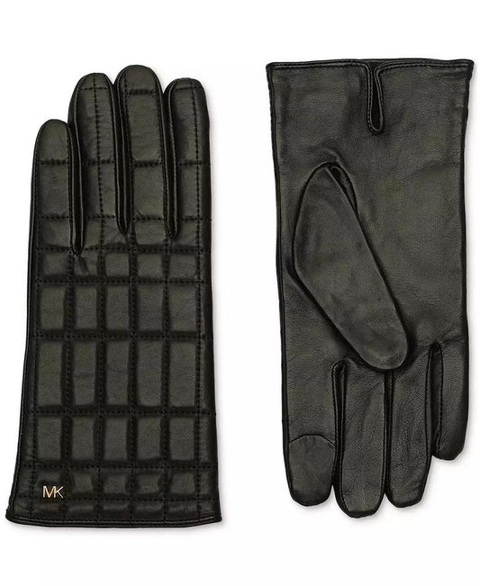 MICHAEL Women's Quilted Leather Tech Gloves