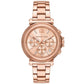 Women's Maren Chronograph Rose Gold-Tone Stainless Steel Watch 40mm