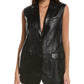 Michael Kors Collection Boyfriend Leather Vest