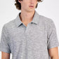 Men's Classic-Fit Textured Space-Dyed Polo Shirt