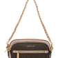 Michael Kors Jet Set Logo Plaque Zip-Up Crossbody Bag