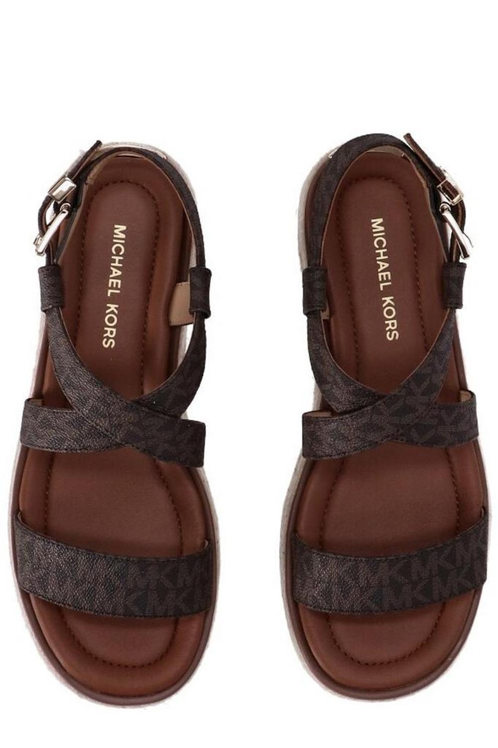 Michael Michael Kors Lynn Signature Logo Platform Espadrille Sandals