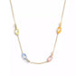 Faux Stone Signature Pavé C Strand Necklace