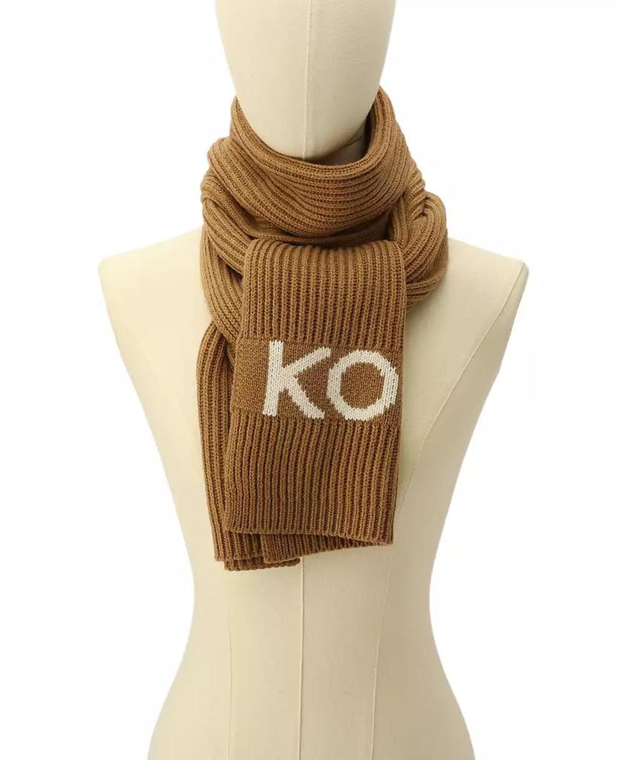 KORS Fisherman's Rib Beanie and Scarf Set