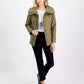 Women's Quilted Hooded Zip-Front Coat, Exclusively at Macy's