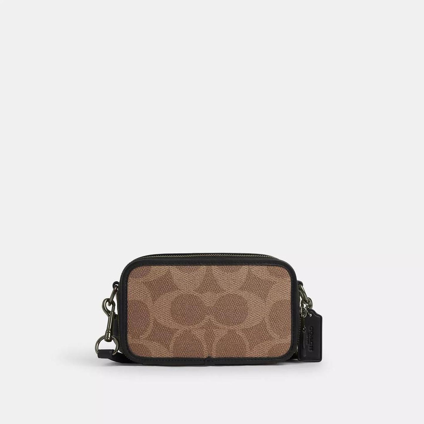 Wyatt Crossbody Bag In Blocked Signature Canvas