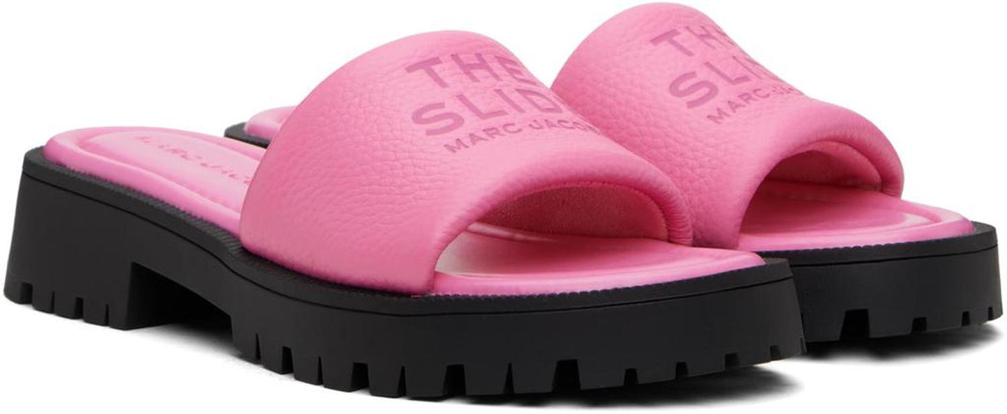 Pink 'The Lug Sole Slide' Sandals