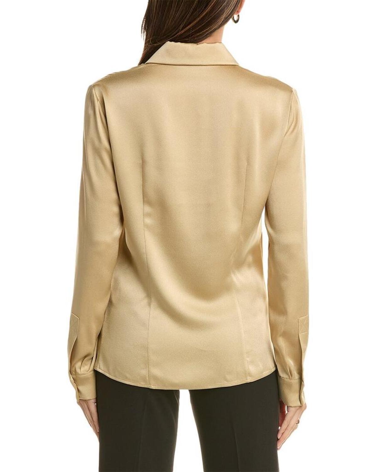 Michael Kors Collection Techno Charmeuse Hansen Shirt