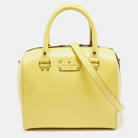 Kate Spade Leather Wellesley Alessa Satchel