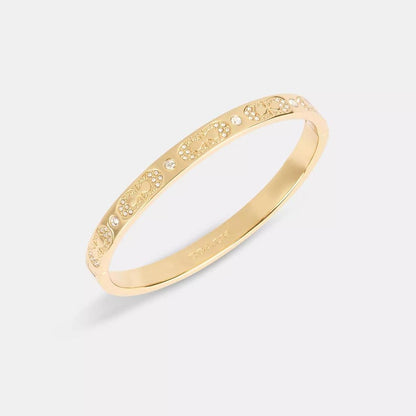 Signature Pavé Hinged Bangle