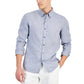 Men's Slim Fit Long Sleeve Button-Down Linen Shirt