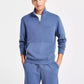 Men's Textured-Logo Quarter-Zip Sweatshirt