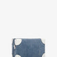 Jeanie Small Embellished Denim Crossbody Bag