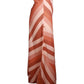 Sportmax Striped Midi Skirt in Peach Silk