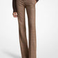 Haylee Glen Plaid Wool Flared Trousers