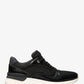 Trevor Leather and Stretch Knit Trainer