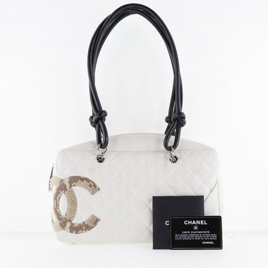 Chanel Cambon Line  Leather Shoulder Bag (Pre-Owned)