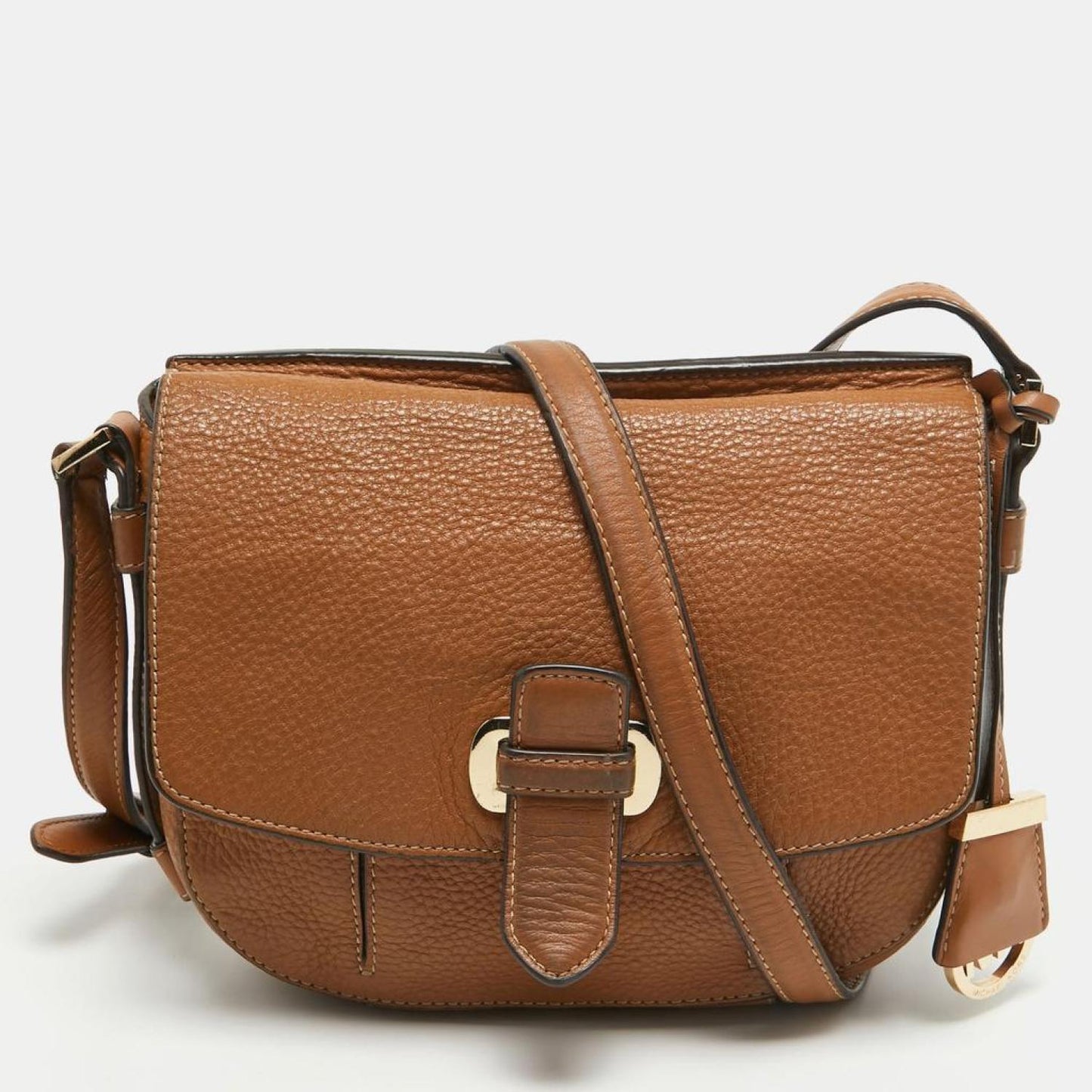 Michael Michael Kors Leather Flap Crossbody Bag