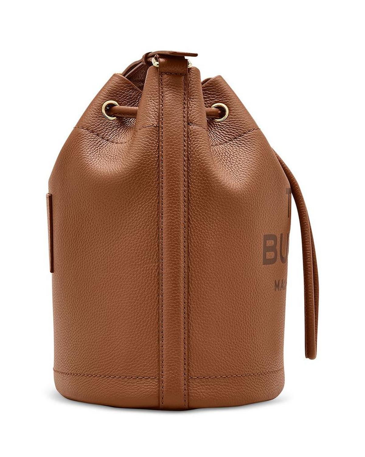 The Leather Shoulder Bucket Bag