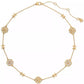 Gold-Tone Heritage Bloom Scatter Necklace, 16" + 3" extender